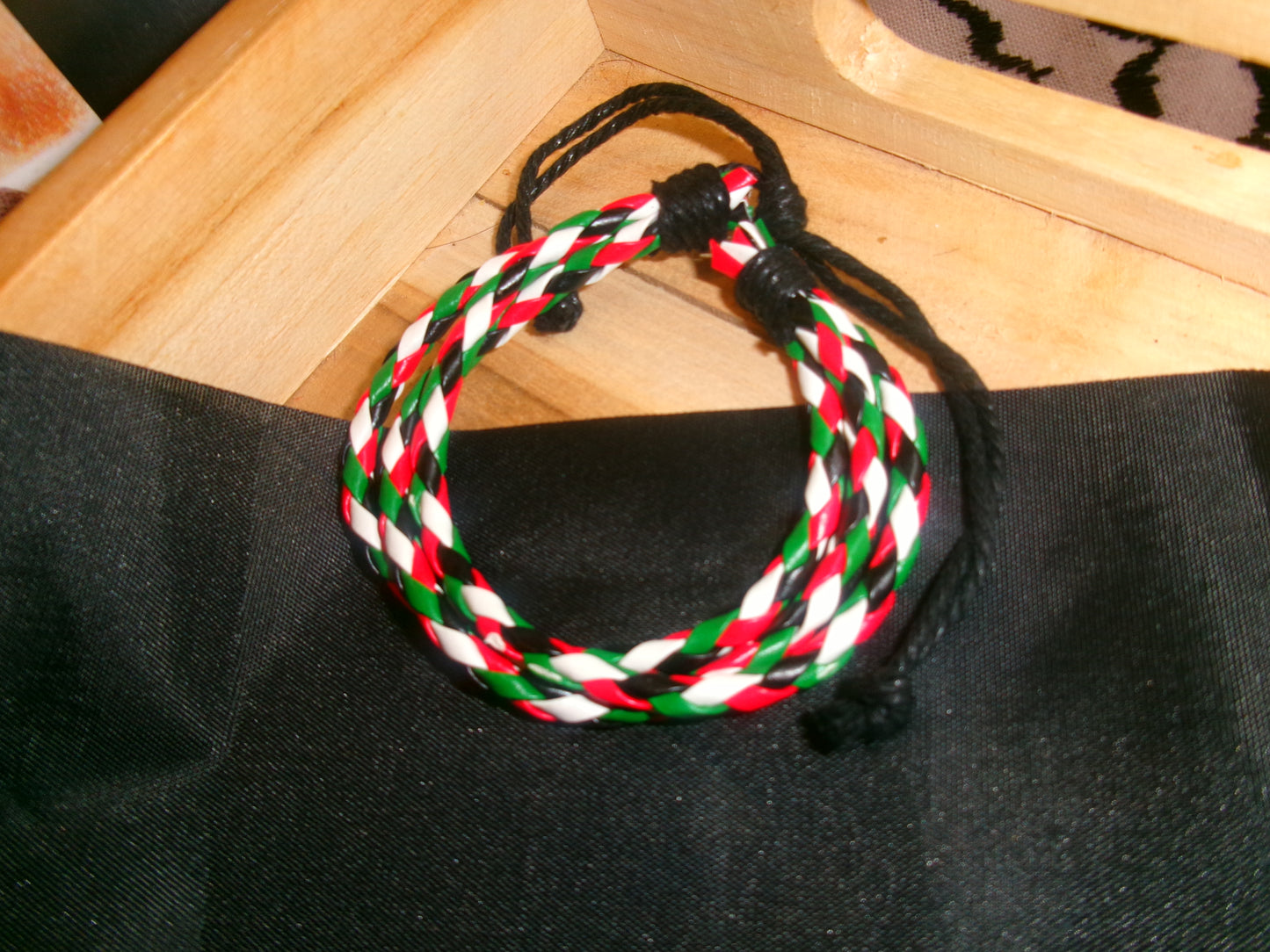 Bracelet tressé Palestine