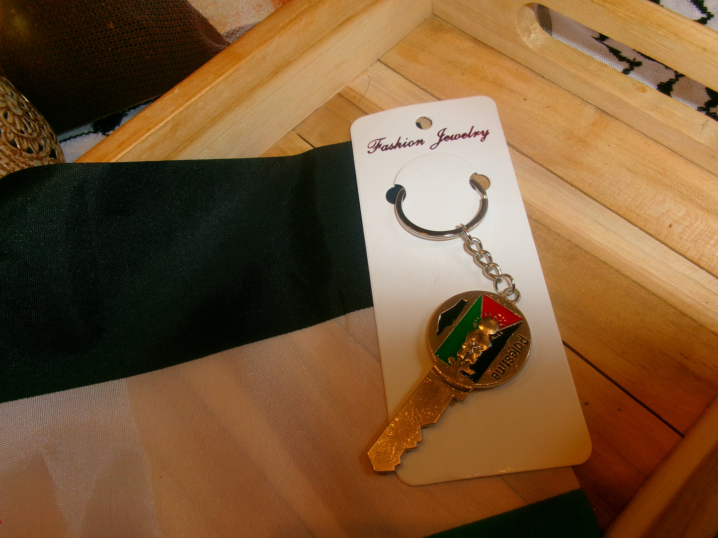 Porte clé Palestine en forme clé