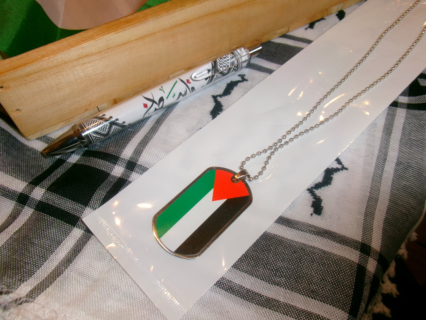 Collier drapeau de la Palestine