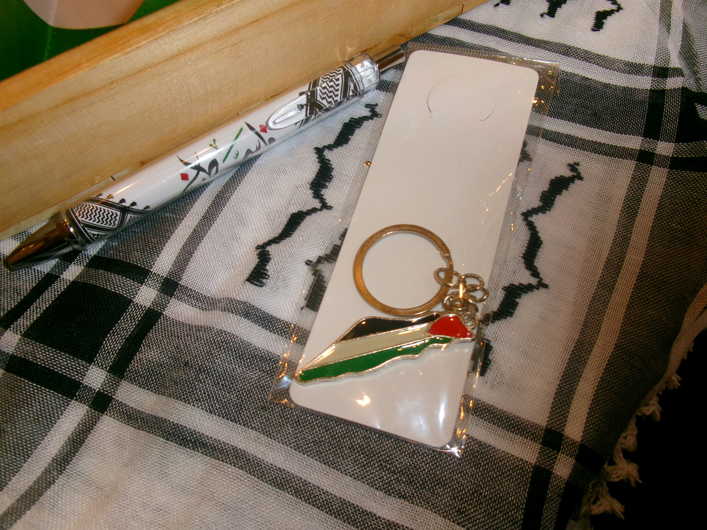 Pendentif carte de la Palestine