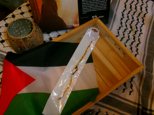 Bracelet doré Palestine